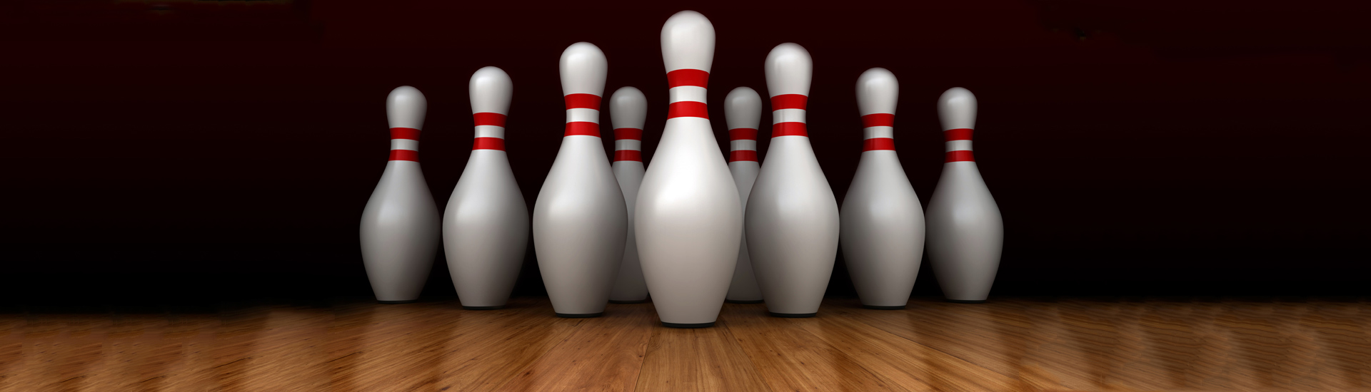 3d Render Of Bowling Pins